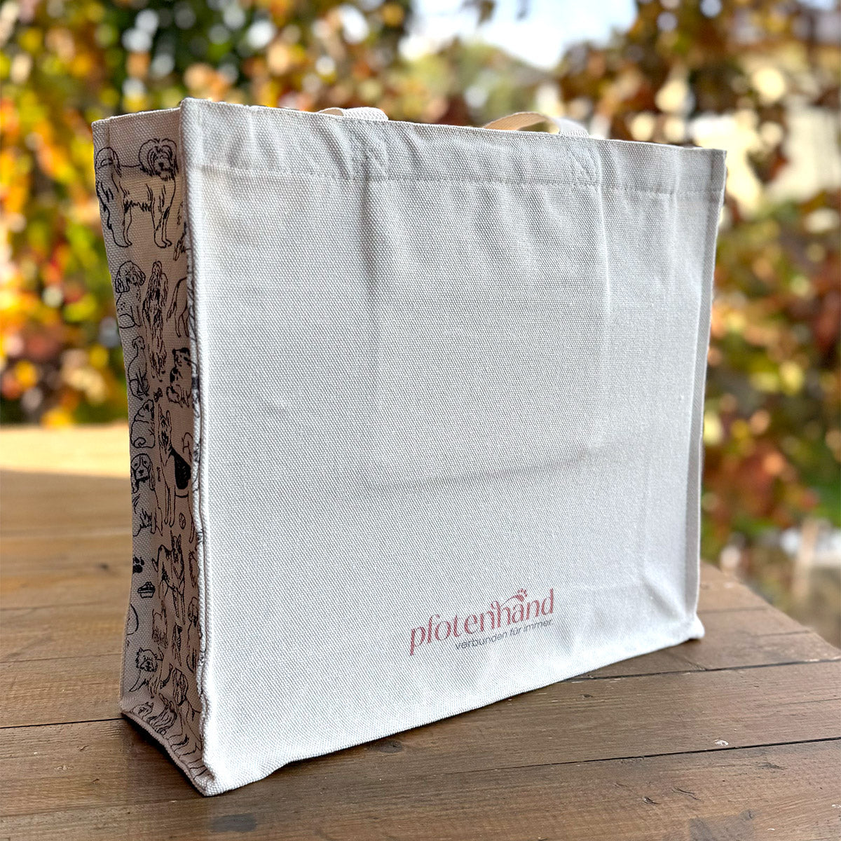 Canvas-Tasche „HundeMama“ – Robuste Shopper-Tasche mit Reißverschluss